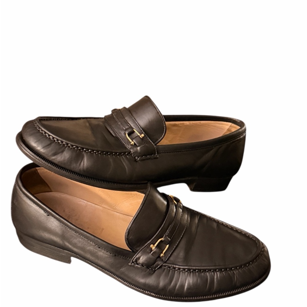 GUCCI Horsebit Moccasin Loafers 110 0158 in Black size 38 1/2 - Picture 12 of 16